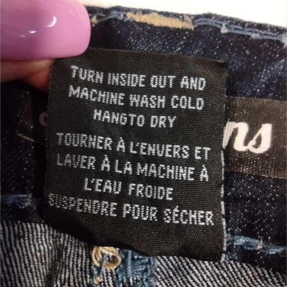 Suko Jeans blingy with thick contrast stitching - Picture 4 of 12